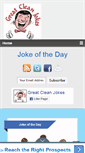 Mobile Screenshot of greatcleanjokes.com